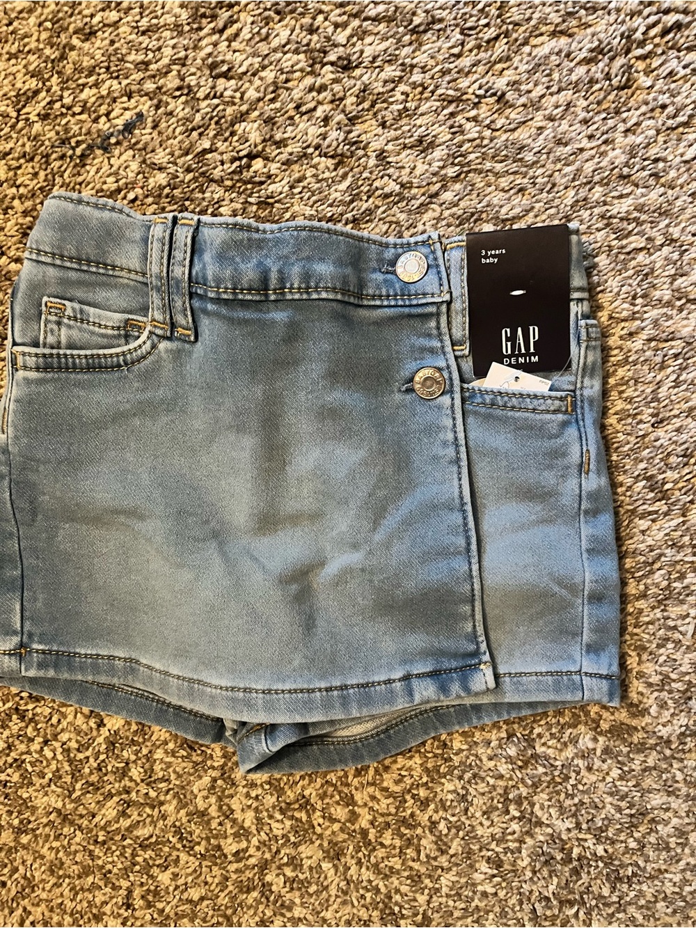 GAP Denim Light Blue Girls' Denim Skort